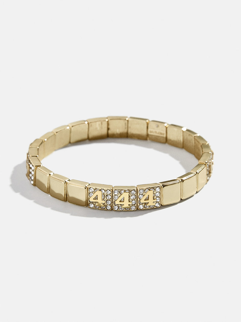 Angel Number Tile Bracelet - 444
