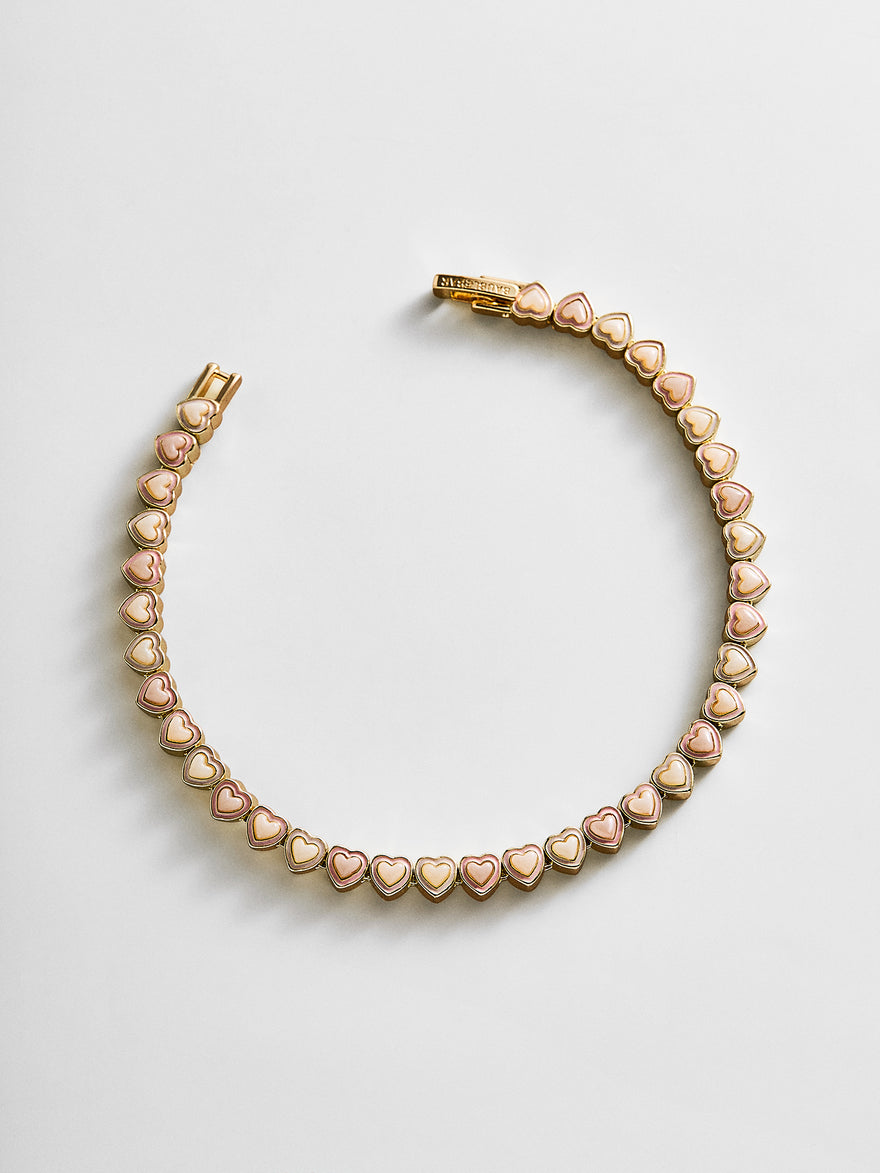 Kali Tennis Bracelet - Pink