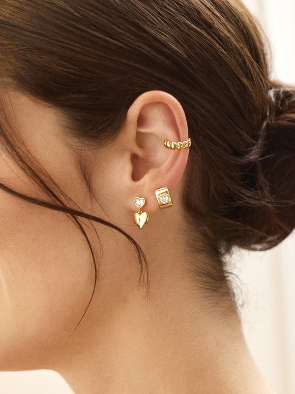 Alice Earring Set - Gold/Pavé