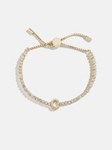 BaubleBar C - 
    Initial tennis bracelet
  
