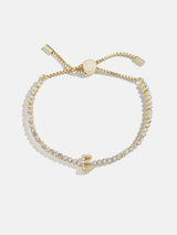 BaubleBar E - 
    Initial tennis bracelet
  
