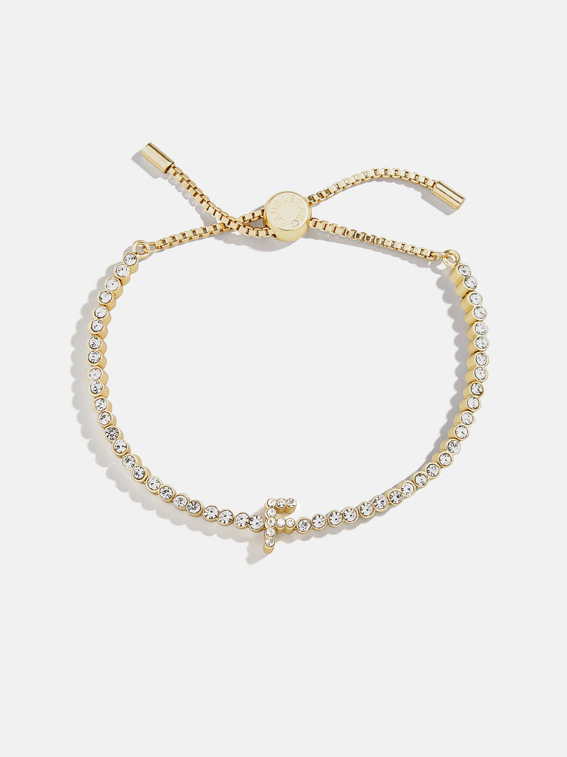 BaubleBar F - 
    Initial tennis bracelet
  
