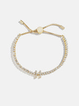 BaubleBar H - 
    Initial tennis bracelet
  
