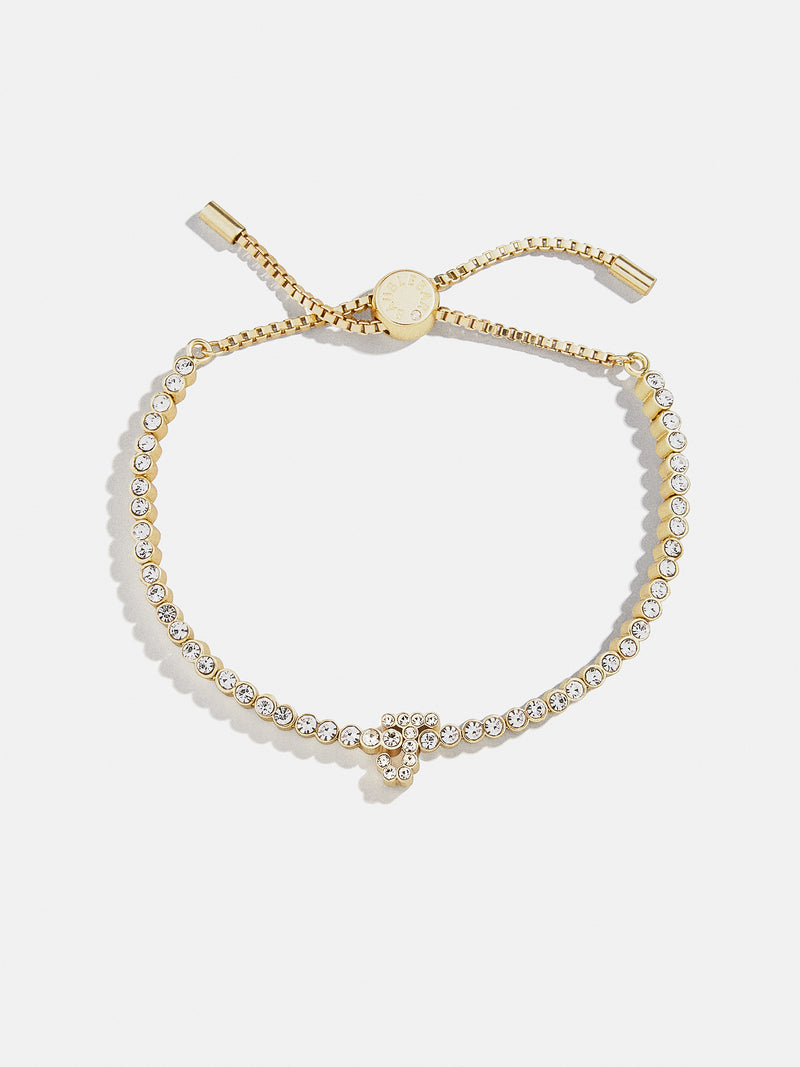 BaubleBar J - 
    Initial tennis bracelet
  
