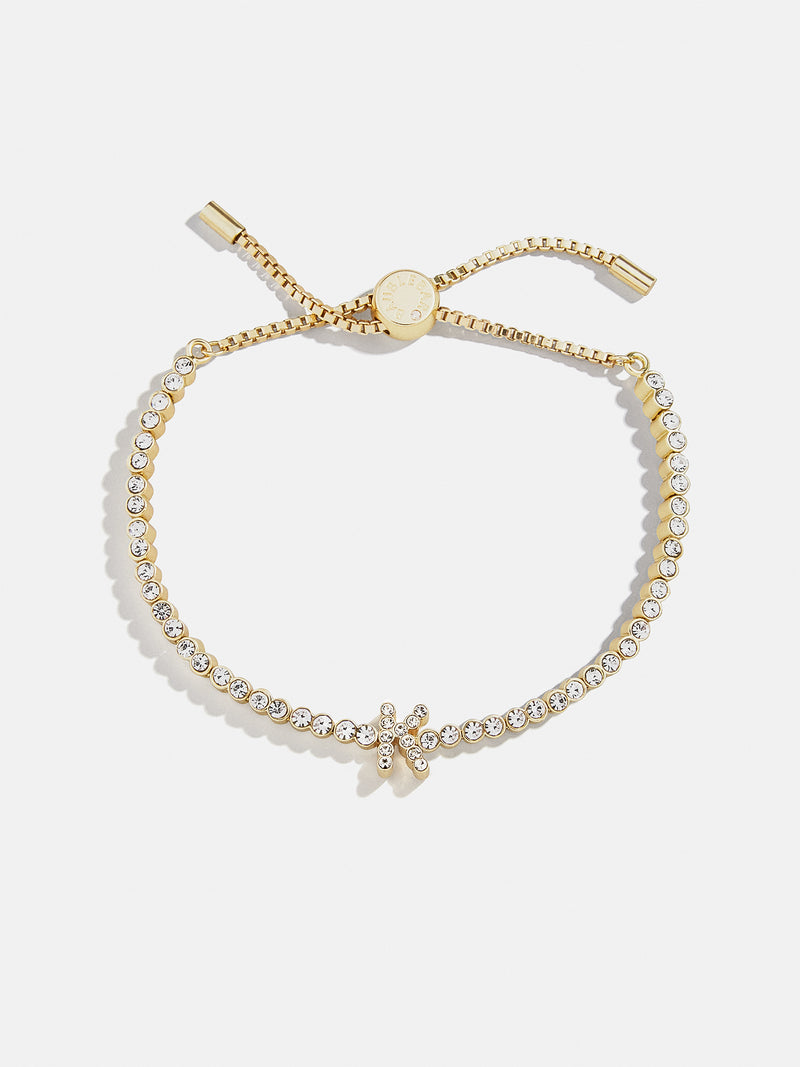 BaubleBar K - 
    Initial tennis bracelet
  
