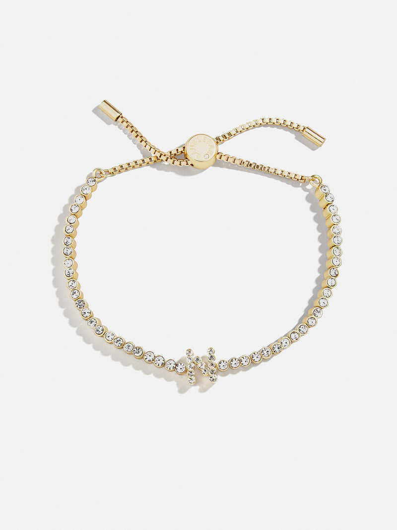 BaubleBar N - 
    Initial tennis bracelet
  
