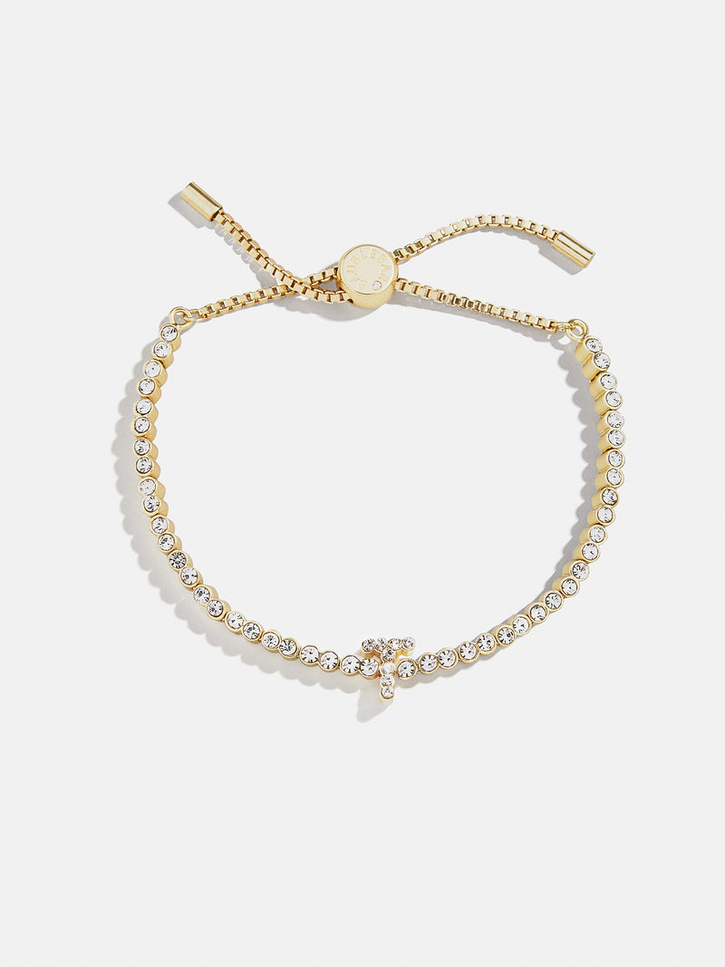 BaubleBar T - 
    Initial tennis bracelet
  

