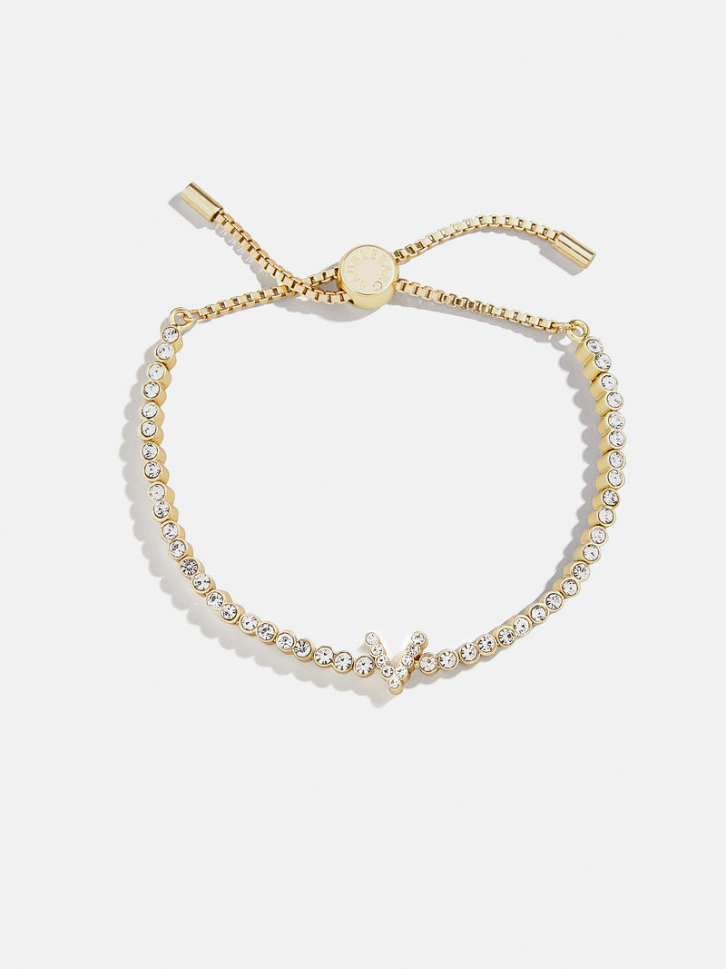 BaubleBar V - 
    Initial tennis bracelet
  

