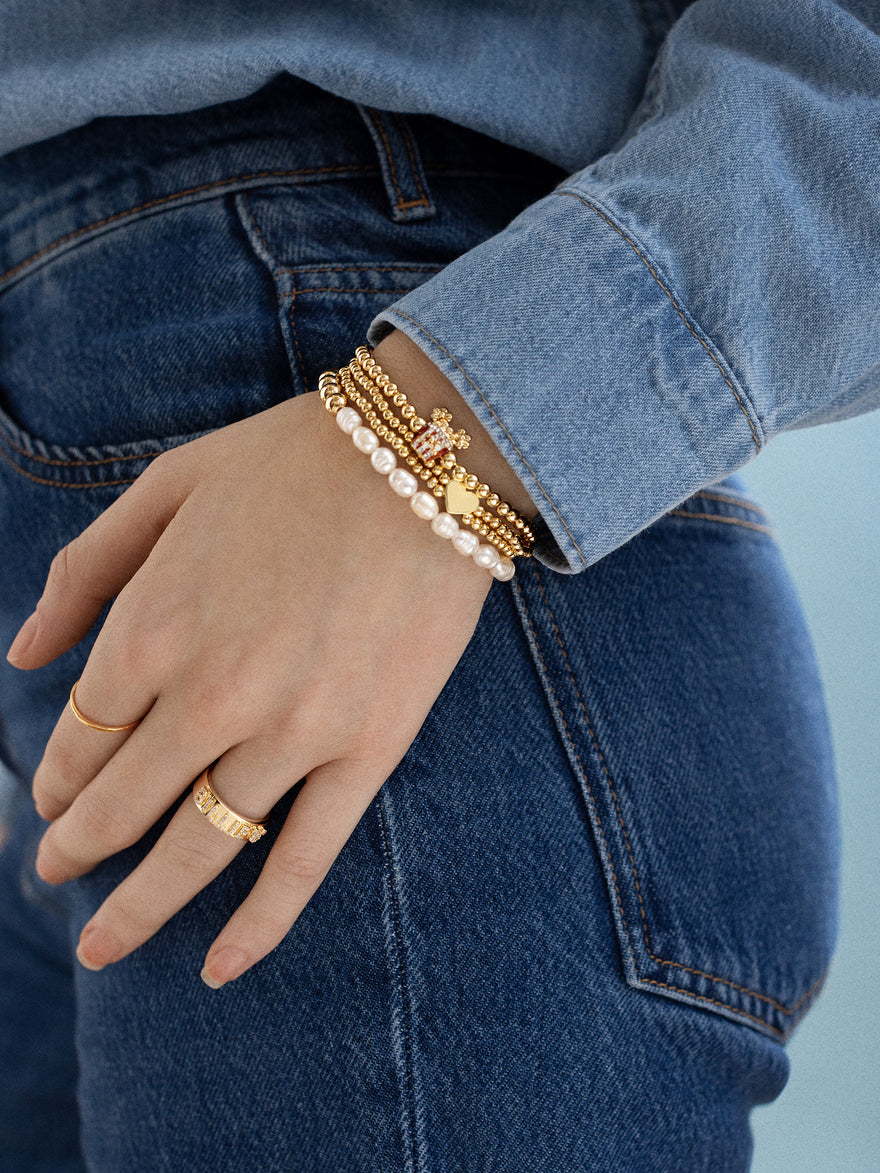 Disney Character Bite Pisa Bracelet - Mickey Mouse Popcorn Pisa