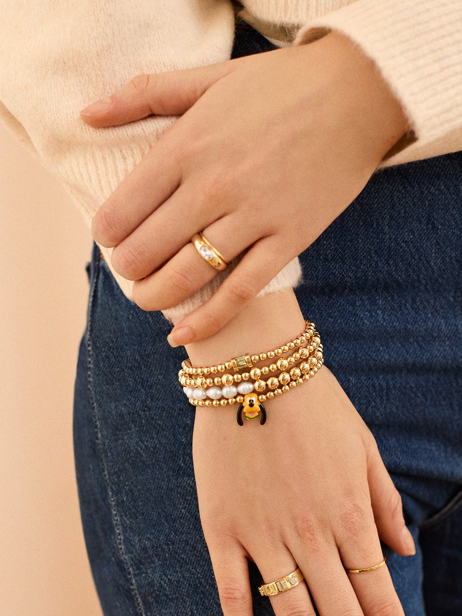 【Baublebar】★ブレスレット★ Disney Pisa Bracelet Disney Pluto Pisa Bracelet - Pluto – Ends Sunday: Take an