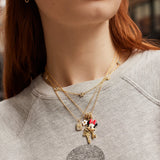Disney Minnie Mouse Cluster Charm Necklace - Minnie Mouse