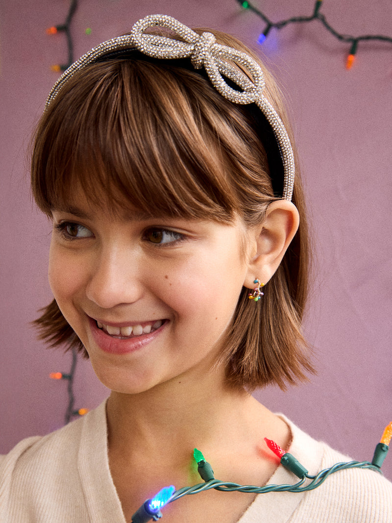 BaubleBar That's A Wrap Kids' Headband - Silver - 
    TAKE AN EXTRA 50% OFF
  

