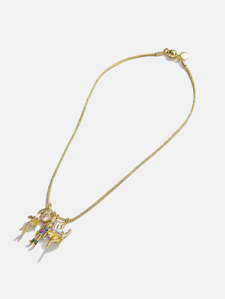 Night At The Ballet Kids' Charm Necklace - Gold