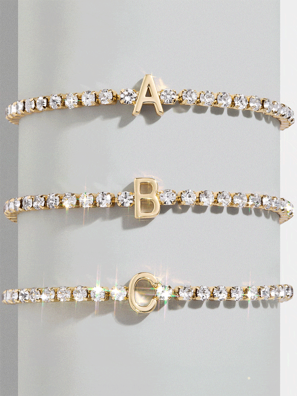 Lyanna Initial Tennis Bracelet