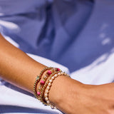 Kennedy Semi-Precious Bracelet - Brown Multi