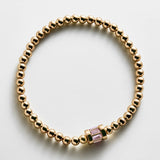 Tatum Baguette Pisa Bracelet - Light Amethyst