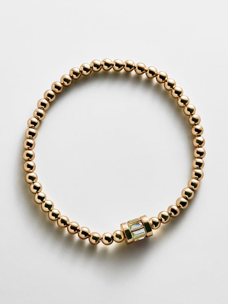 Tatum Birthstone Pisa Bracelet - Peridot