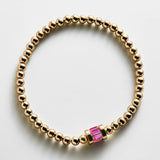 Tatum Baguette Pisa Bracelet - Rose