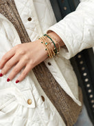 Birthstone Pisa Bracelet - Garnet