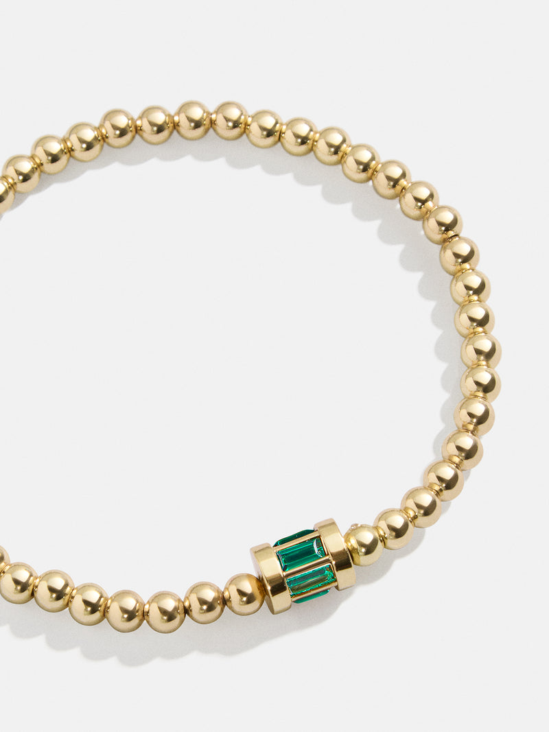 Tatum Birthstone Bracelet - Emerald