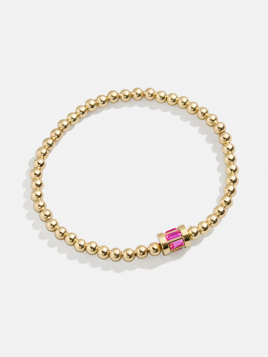 Tatum Birthstone Bracelet - Rose