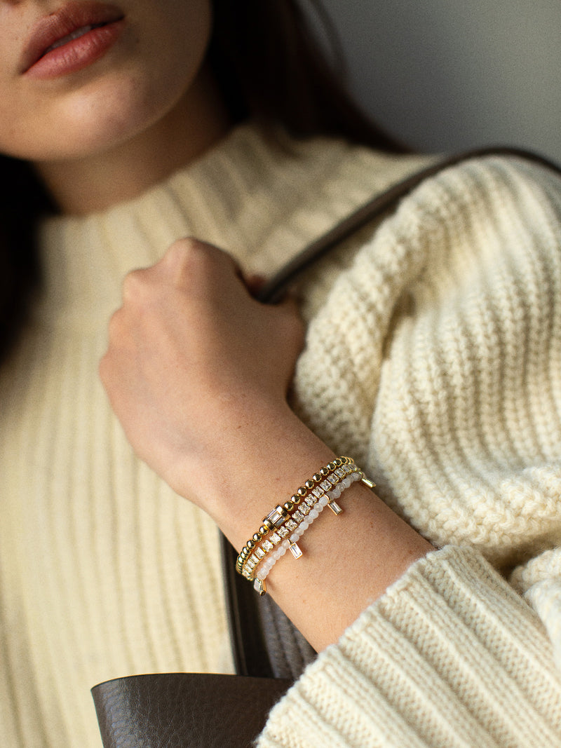 Tamaris Bracciale TJ-0466-B-21 IP Gold - Acciaio Inossidabile Con Ciondolo Cuore, 21 Cm