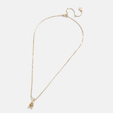 Gwen Mini Bubble Initial Necklace - Gold