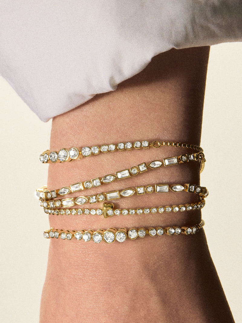 BaubleBar Daphne Pull Tie Bracelet - Graduated Round Stone - 
    $10 Big Spring Event Deal - This Week Only
  
