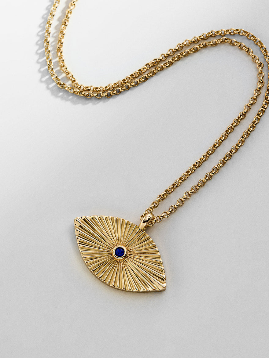 High Frequency Pendant Necklace - Evil Eye