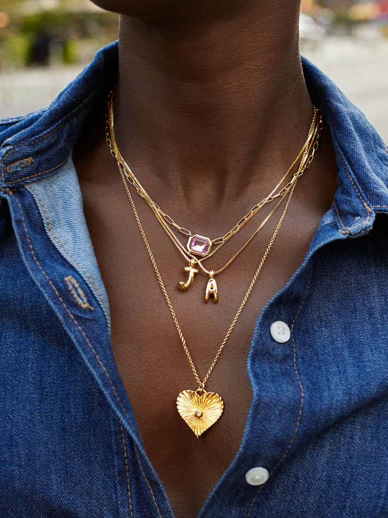 BaubleBar High Frequency Pendant Necklace - Heart - 
    Take an Extra 25% Off Sale: One week only
  
