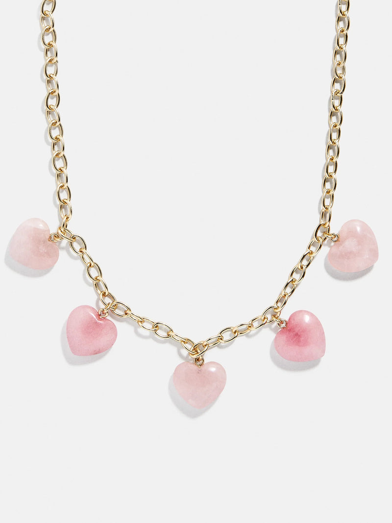 Esme Statement Necklace - Gold/Pink