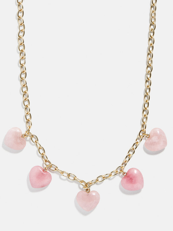 Esme Statement Necklace - Gold/Pink
