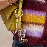 Confetti Initial Bag Charm - Multi