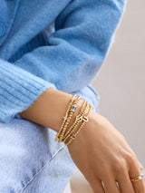 BaubleBar Ivy Initial Pisa Bracelet - Gold - 
    Cyber Monday Deal
  
