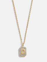 BaubleBar D - 
    Initial pendant necklace
  
