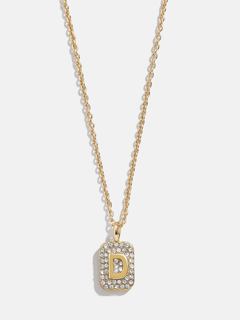 BaubleBar D - 
    Initial pendant necklace
  
