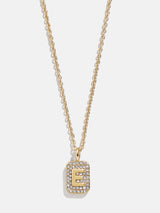 BaubleBar E - 
    Initial pendant necklace
  
