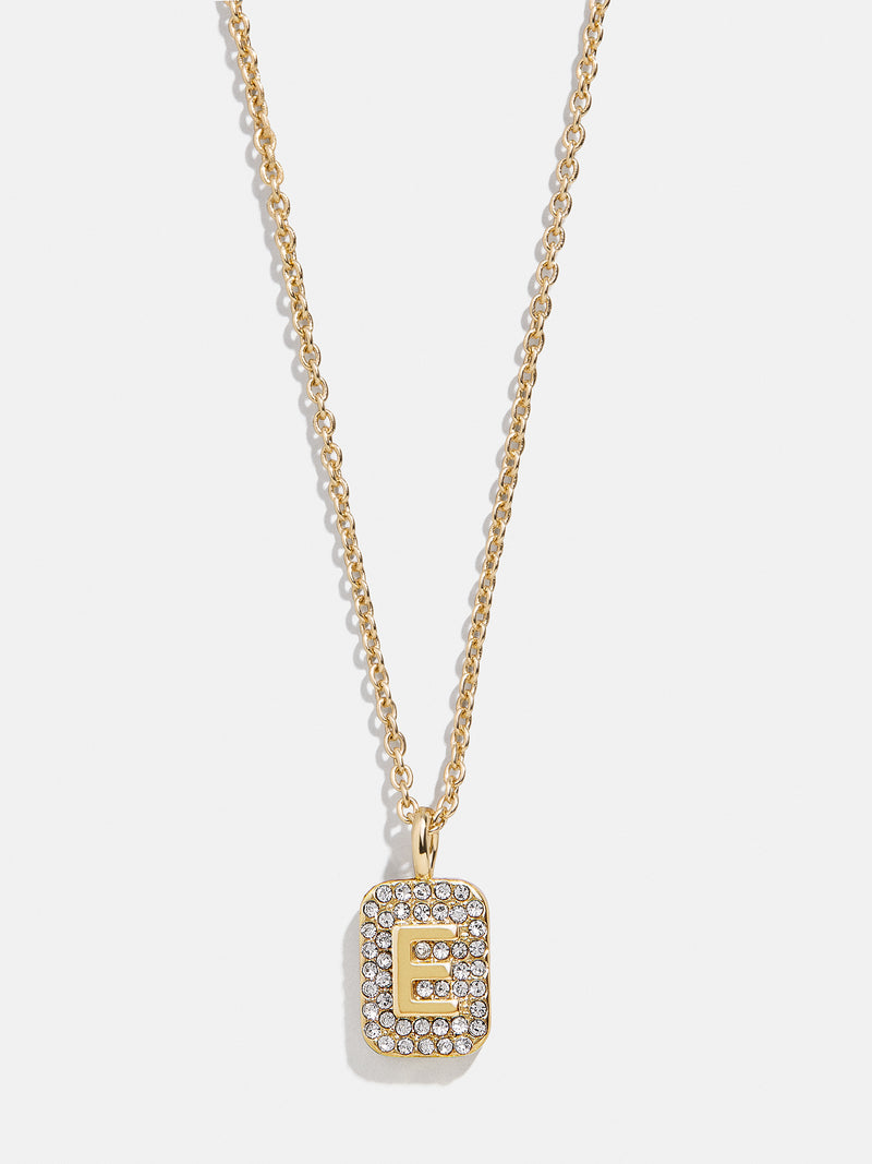 BaubleBar E - 
    Initial pendant necklace
  
