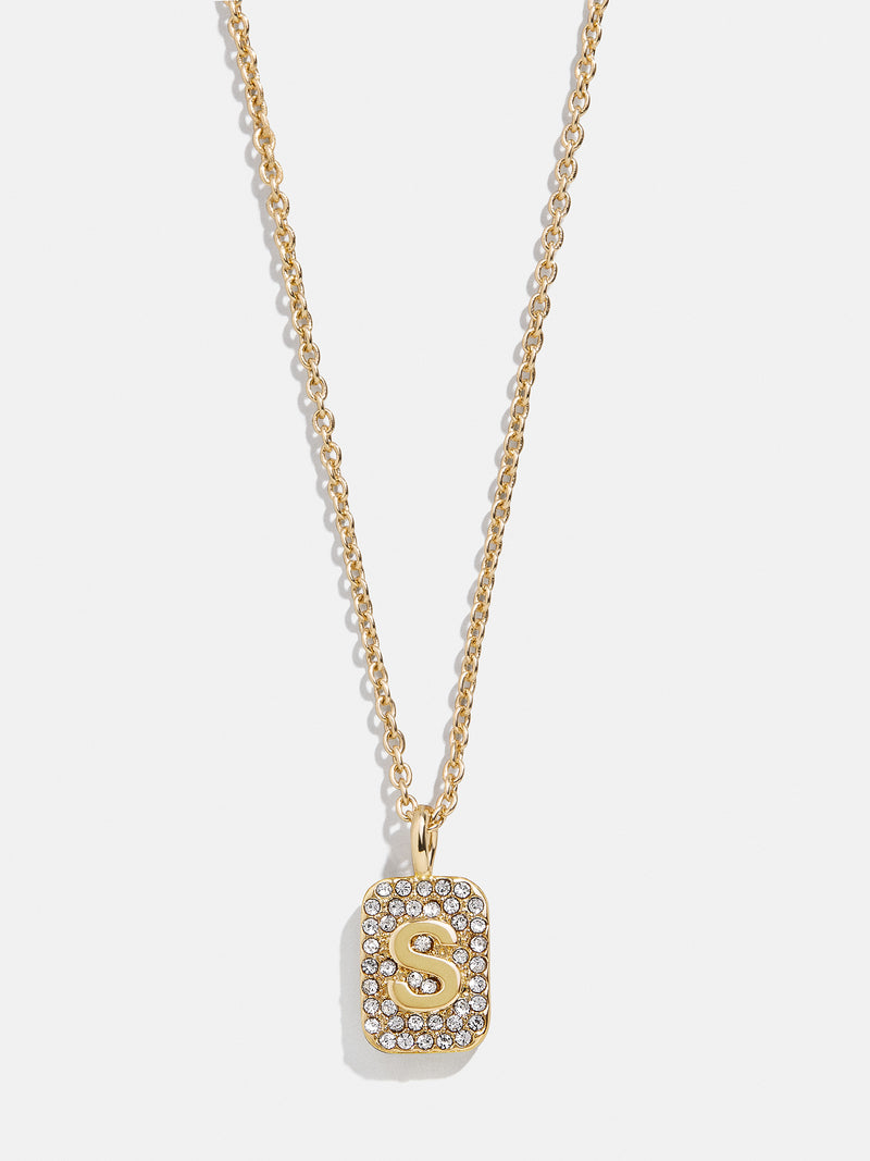 BaubleBar S - 
    Initial pendant necklace
  
