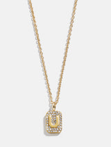 BaubleBar U - 
    Initial pendant necklace
  
