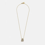 Kids’ Bubble Initial Necklace - Gold/Pavé