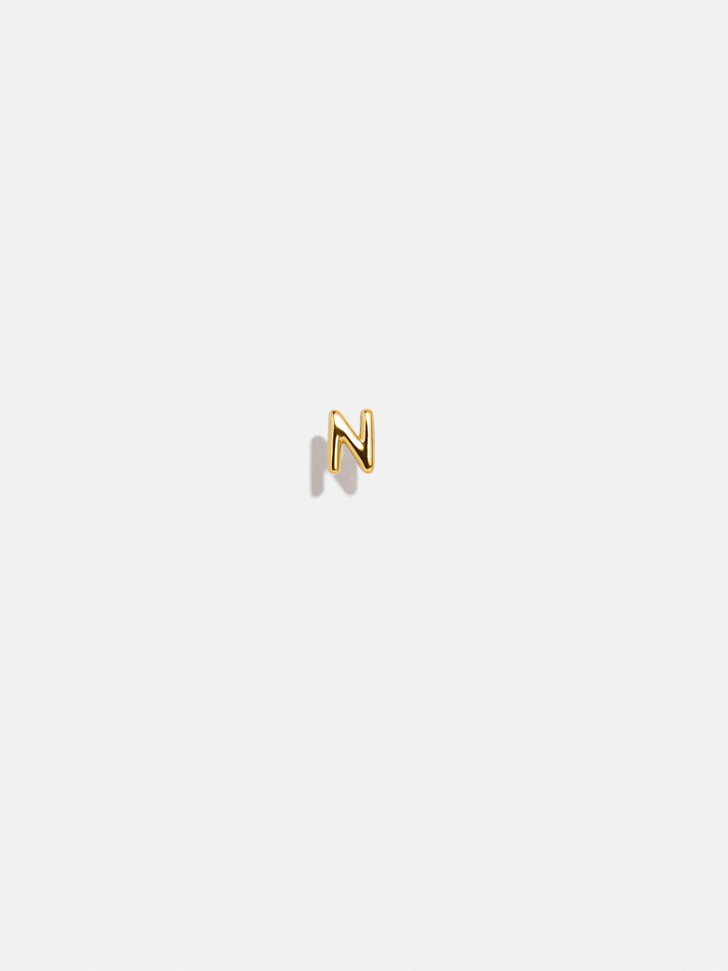 BaubleBar N - 
    18K Gold Plated Sterling Silver
  

