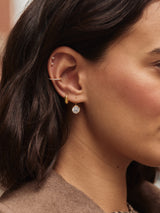 BaubleBar Round|10MM - 
    Drop crystal earrings 
  
