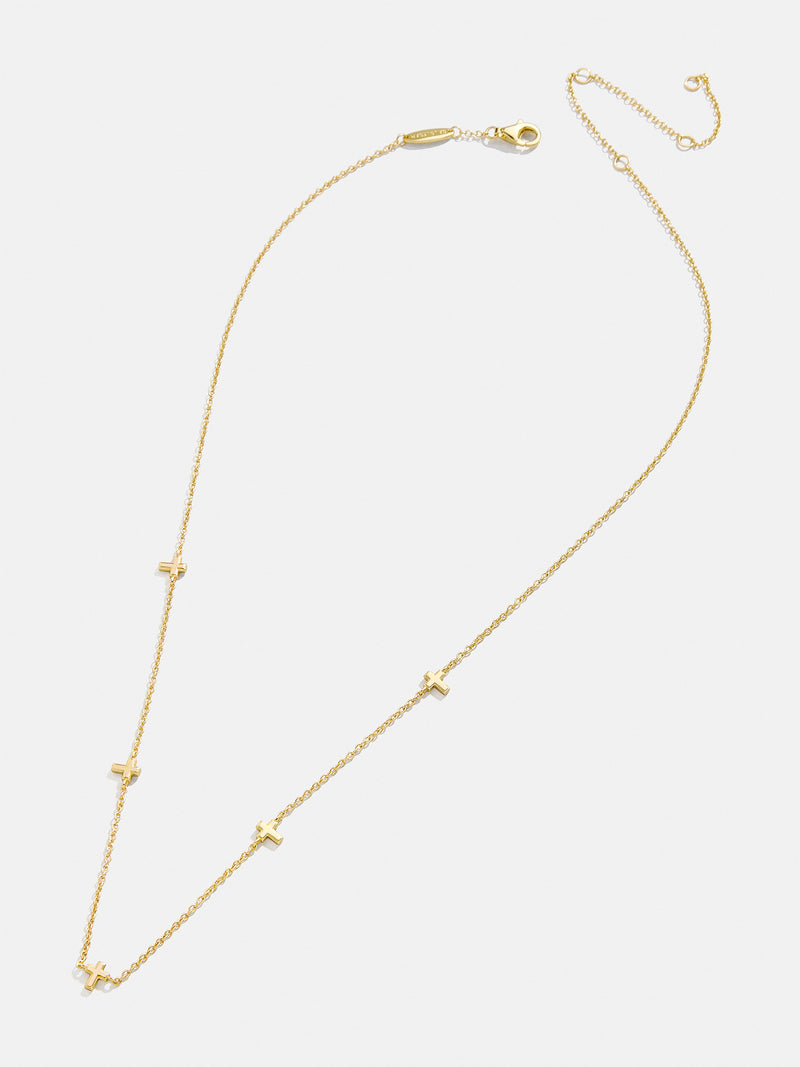 BaubleBar 18K Gold Cross Necklace - Cross - 
    Enjoy 20% off - This Week Only
  
