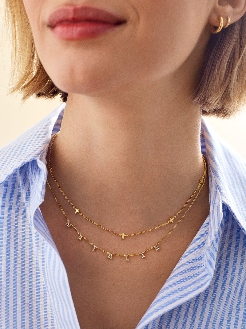 BaubleBar 18K Gold Cross Necklace - Cross - 
    Enjoy 20% off - This Week Only
  
