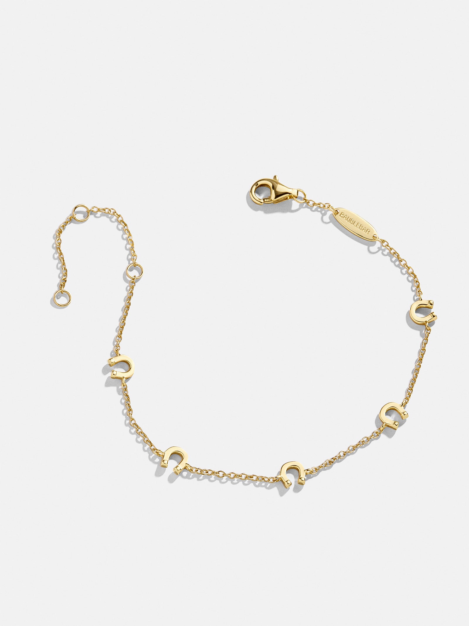 【つけっぱなし可能！】K18Gold Horse Shoe Bracelet 18K Gold Horseshoe Bracelet - Horseshoe – 18K gold plated