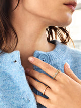 BaubleBar 18K Gold Hamsa Pavé Ring - Hamsa - 
    Enjoy 20% off - This Week Only
  
