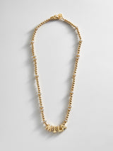 BaubleBar Pisa Kids' Custom Nameplate Necklace - Gold - 
    Kids' customizable necklace
  
