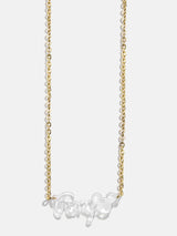 BaubleBar Disney Mickey Mouse Custom Acrylic Nameplate Necklace - Clear - 
    Ends Sunday: Enjoy 20% off
  
