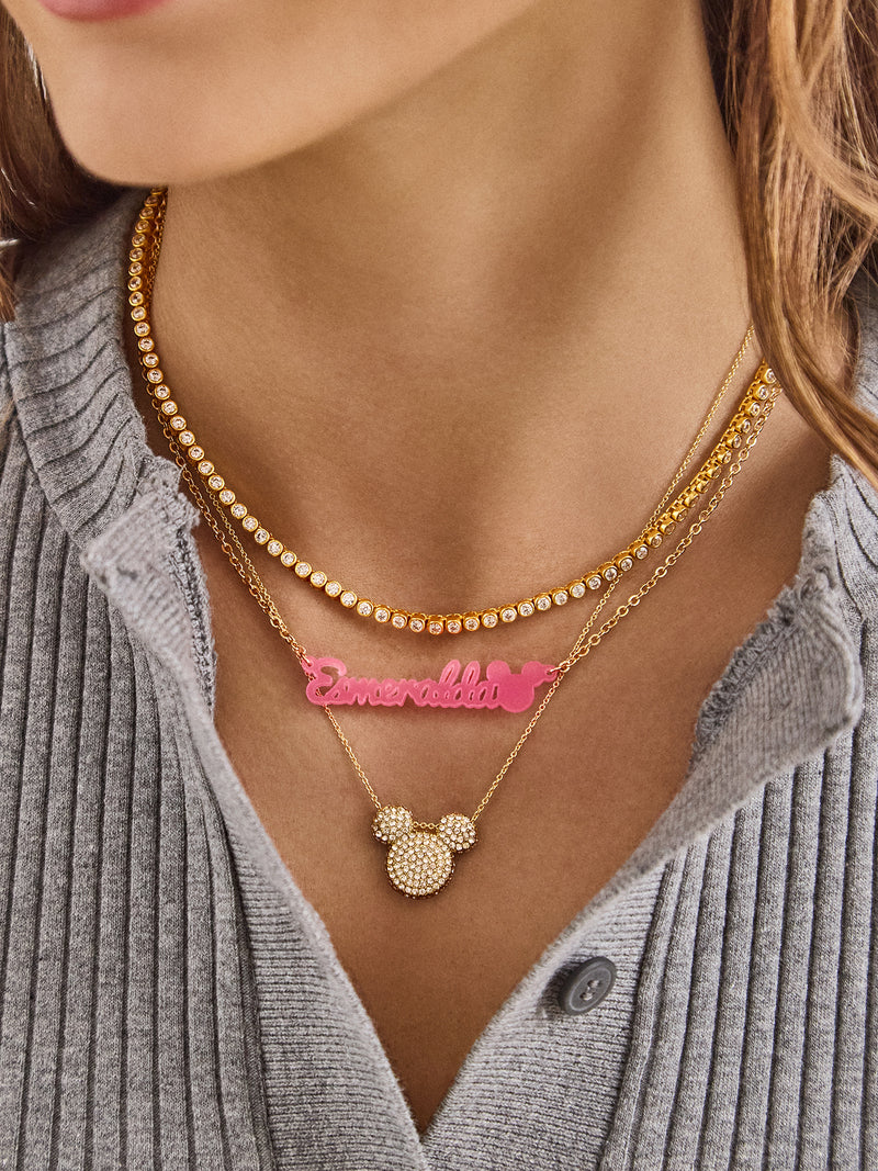 Necklace Discount Minnie Mouse Nameplate Necklace Disney Mickey